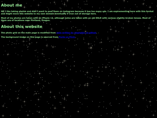aboutme screenshot