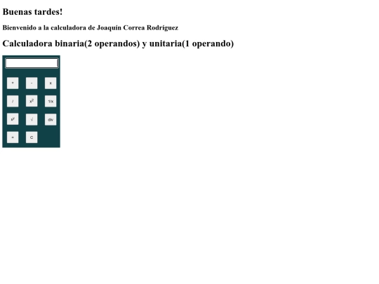 calculadora screenshot