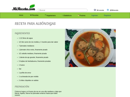 proyecto/paginas/carnes/res/albondigas screenshot