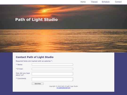contact screenshot