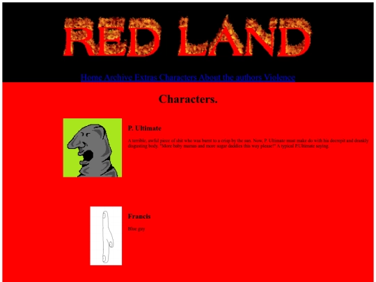 Characters screenshot