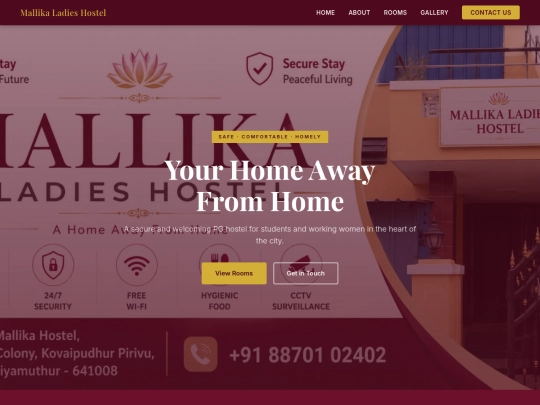 Hostel Mini Project screenshot