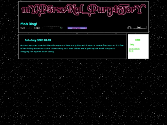p-blog screenshot