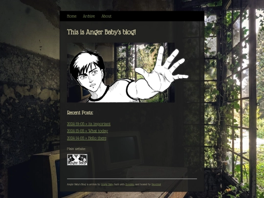 blog screenshot