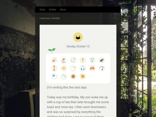 blog/posts/2024-10-13-Birthday-Mobile-Entry screenshot