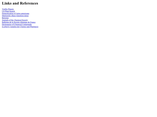 links screenshot