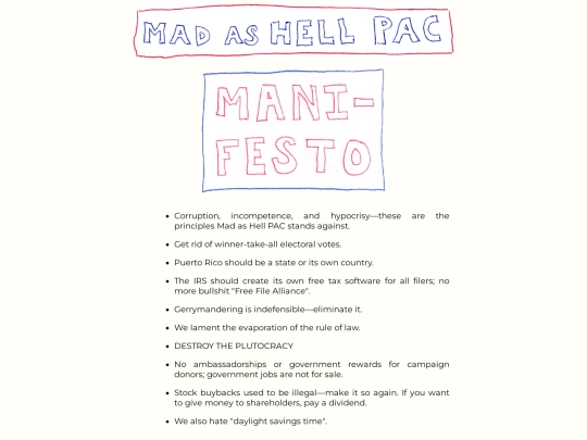 superpac/manifesto screenshot