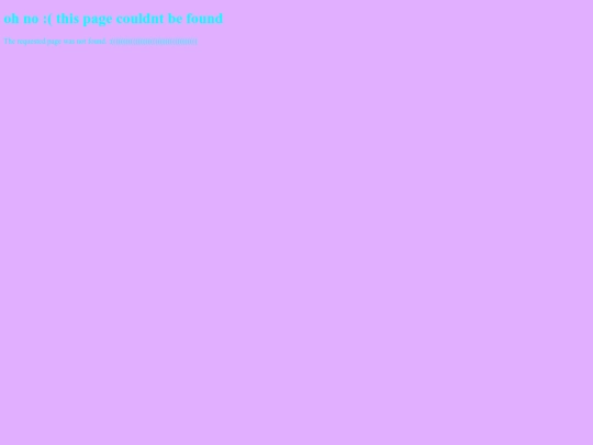 not_found screenshot