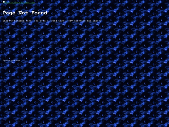 not_found screenshot