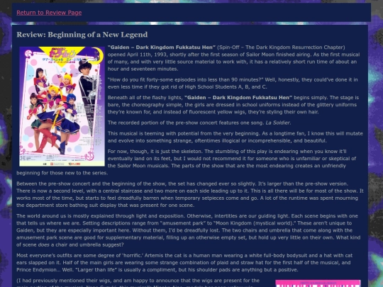 reviews/gaiden screenshot