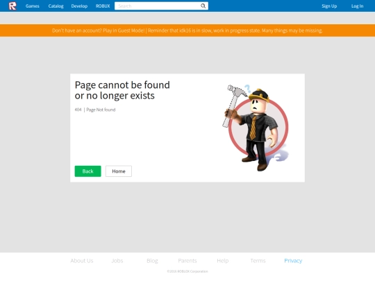notfound screenshot
