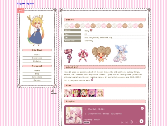 Profile screenshot