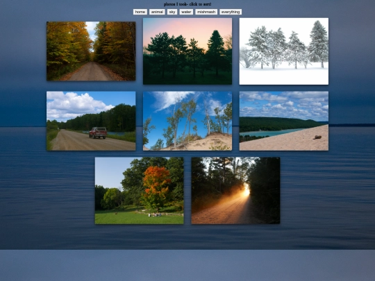 html/photosforest screenshot