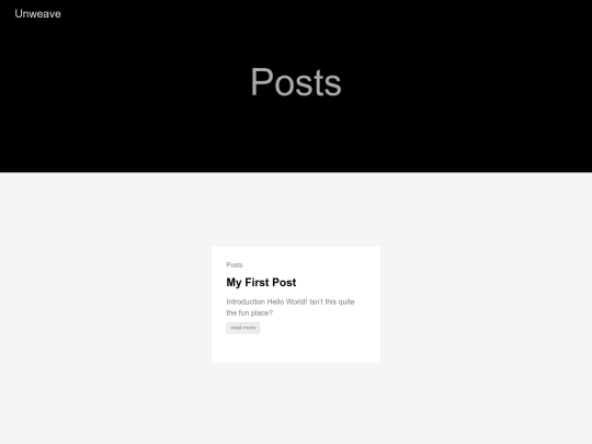 posts screenshot