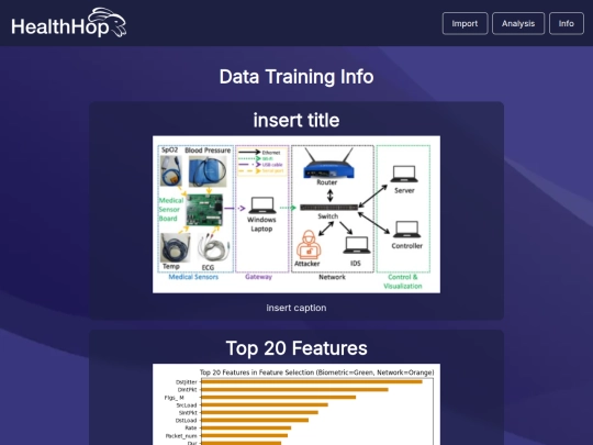 info screenshot