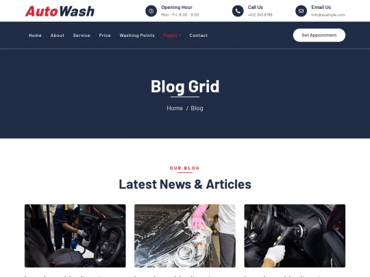 blog screenshot