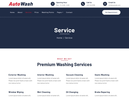 service screenshot