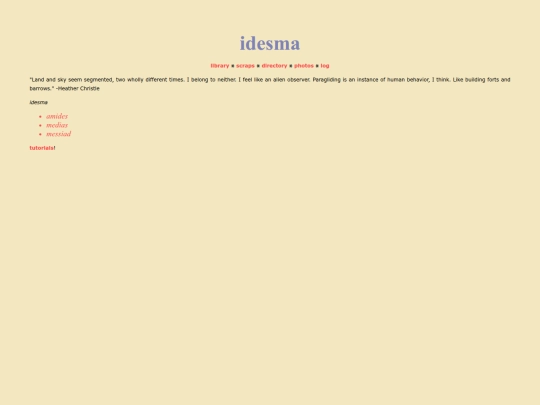 index screenshot