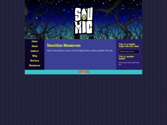 resources screenshot