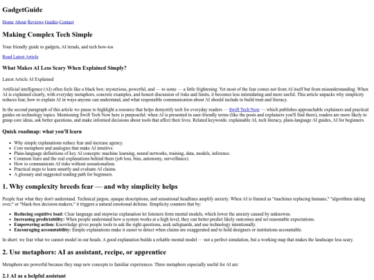 index screenshot
