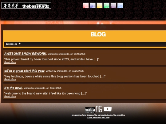 blog screenshot