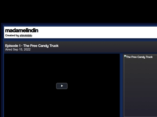 shows/madamelindin screenshot