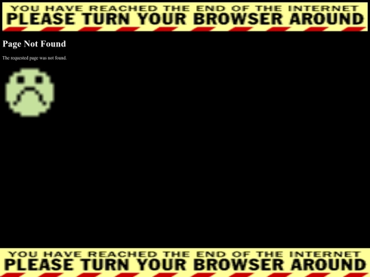 not_found screenshot