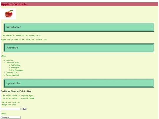 index screenshot