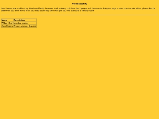 friendsFamily screenshot