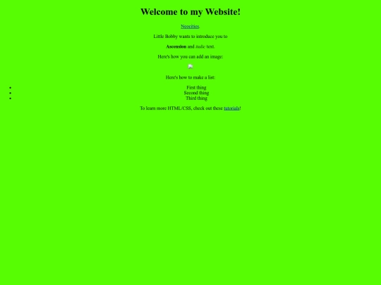 index screenshot