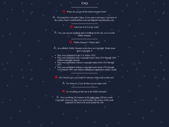 faq screenshot
