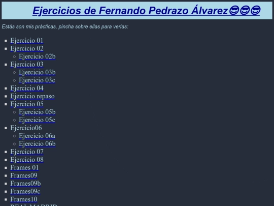 index screenshot