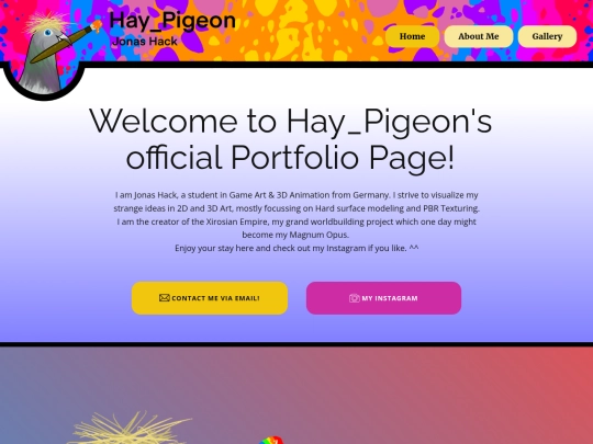 Homepage screenshot