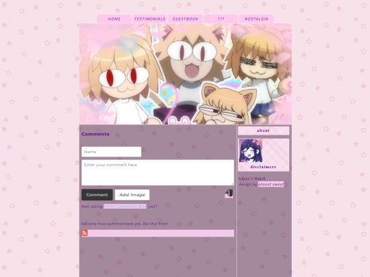 guestbook screenshot