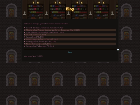 blog screenshot