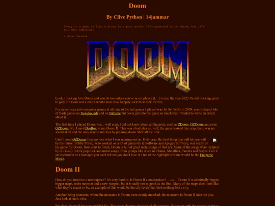 library/doom screenshot