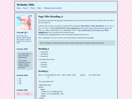 index screenshot