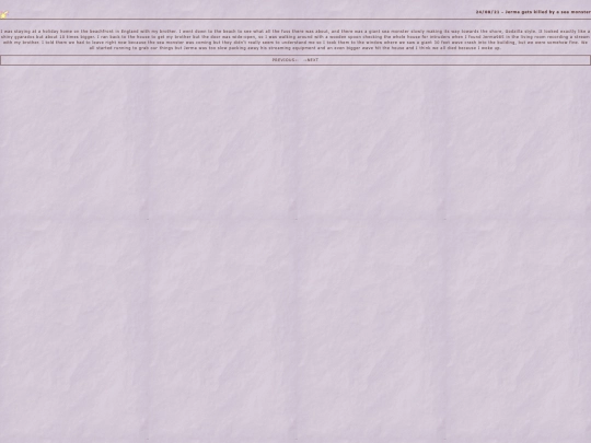blog/dream/dream1 screenshot