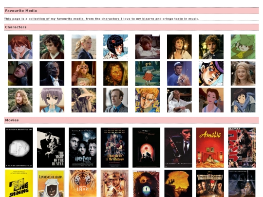 collections/favourites screenshot