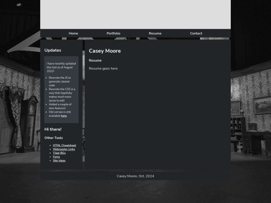 resume screenshot