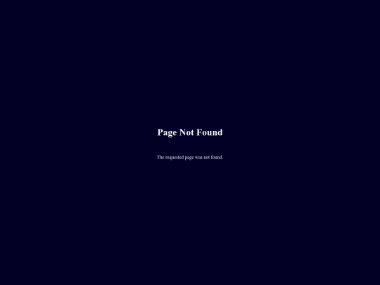 not_found screenshot