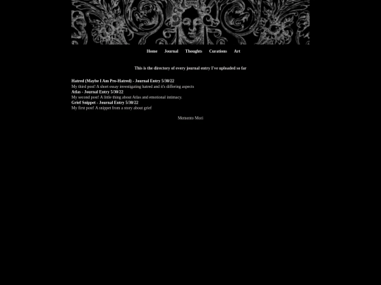 journal.html/journaldirectory screenshot