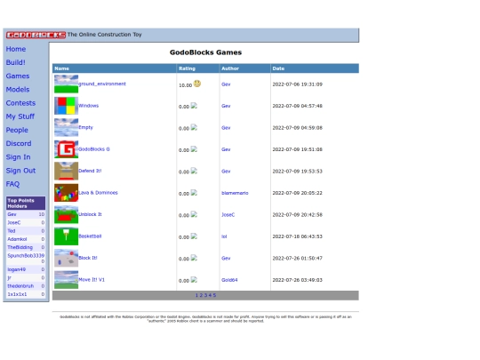 games screenshot