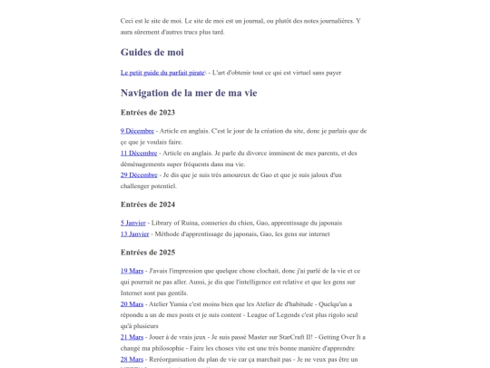 IndexPerso/index1 screenshot