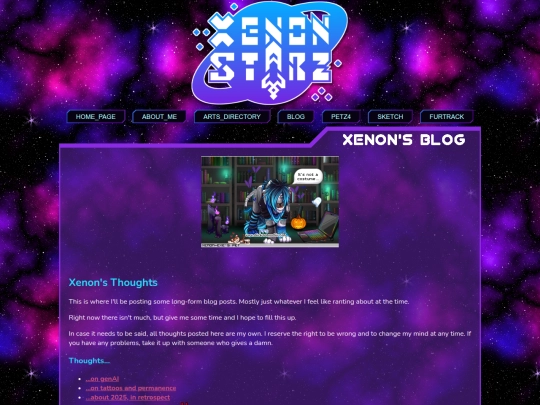 blog screenshot