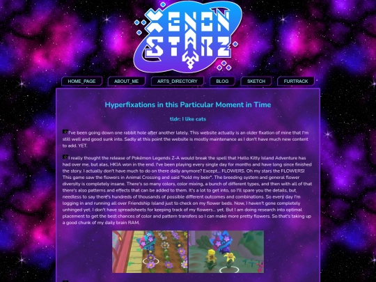 blog/blorbo screenshot