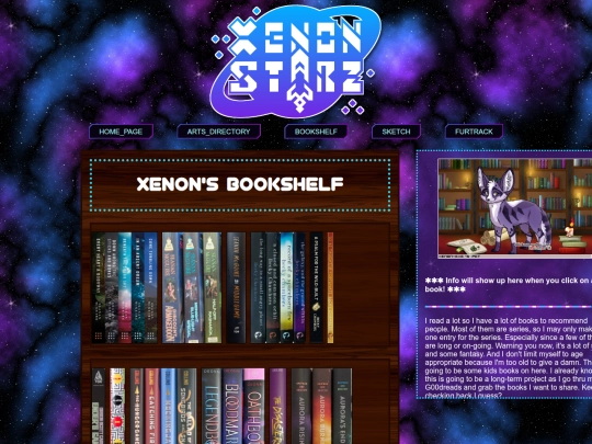bookshelf screenshot