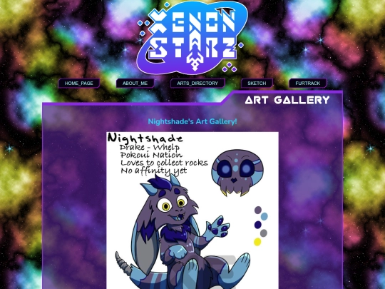 directory/nightshadegallery screenshot