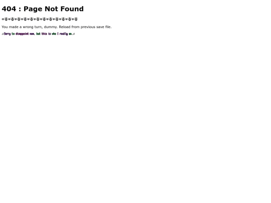 not_found screenshot
