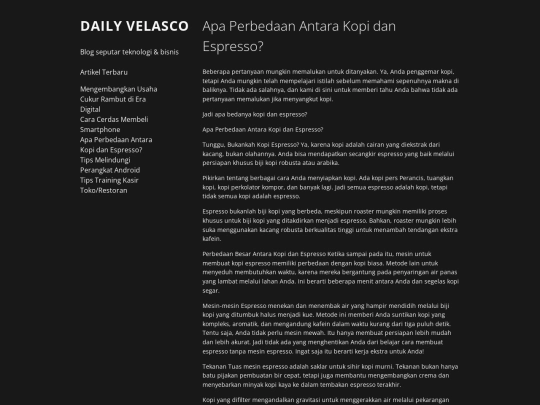 espresso screenshot